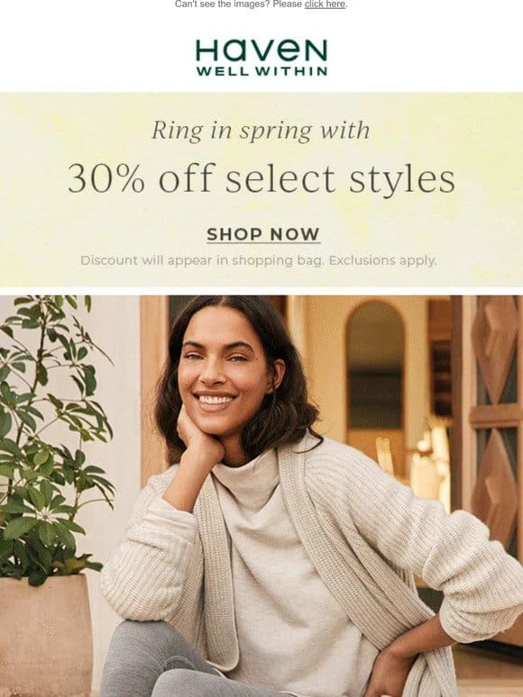 Our Newest Neutrals + 30% Off Select Styles