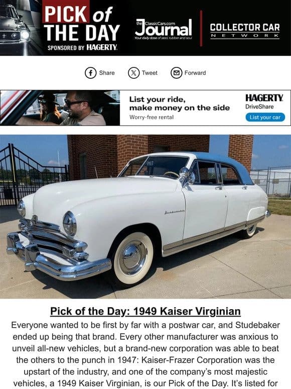 Pick of the Day: 1949 Kaiser Virginian