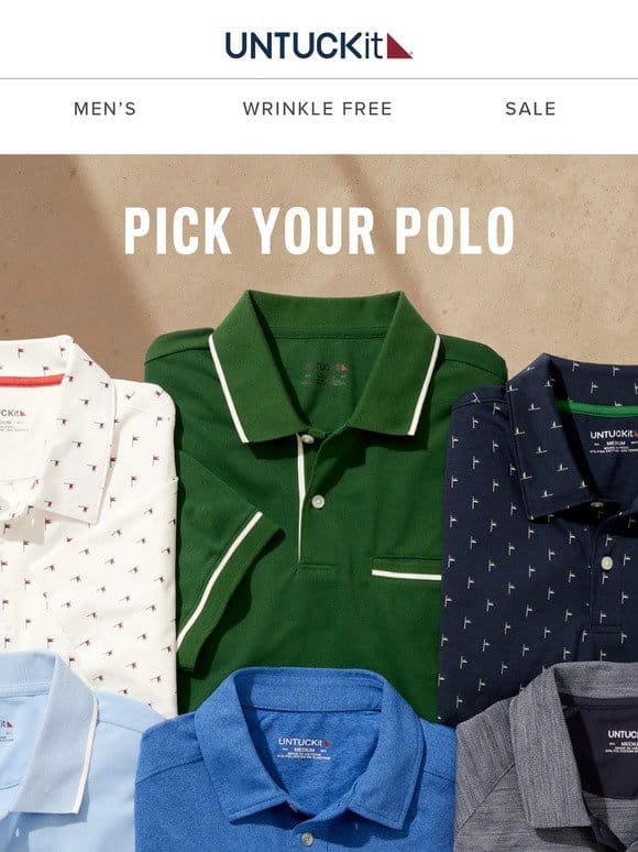 Polos for Any Spring Scenario