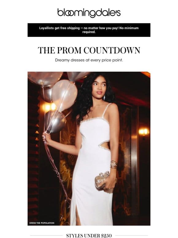 Prom time! Gowns under $500