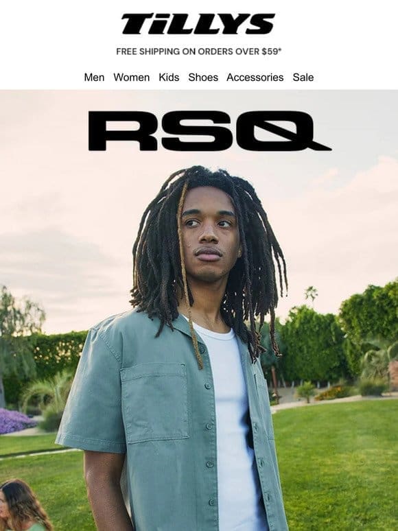 RSQ Shirts， Shorts & Cargos →