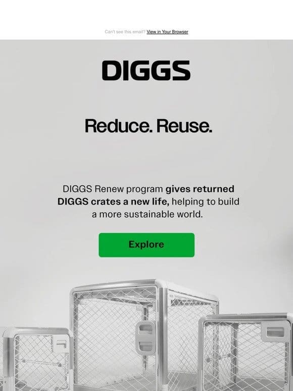 Reduce. Reuse. Re-DIGGS.