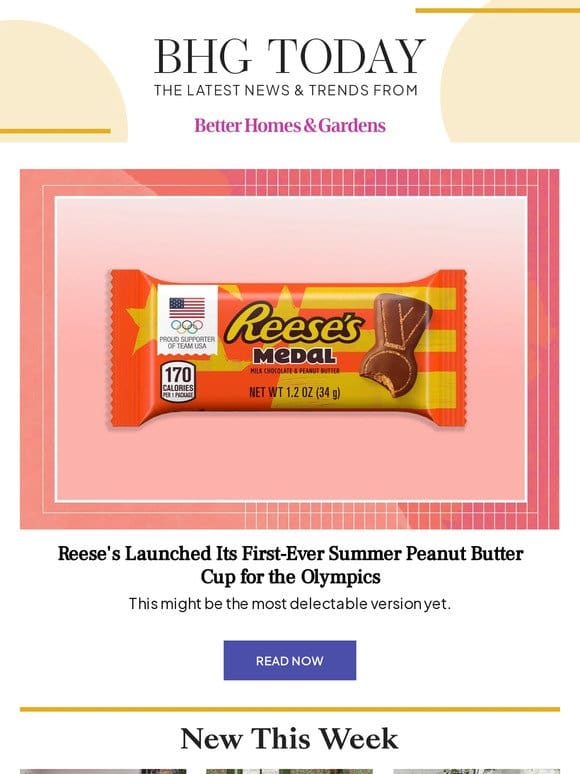 Reese’s Launched Its First-Ever Summer Peanut Butter Cup for the Olympics