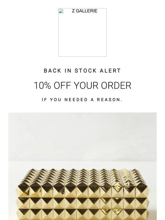 Restock Alert | 10% Off Act Now!