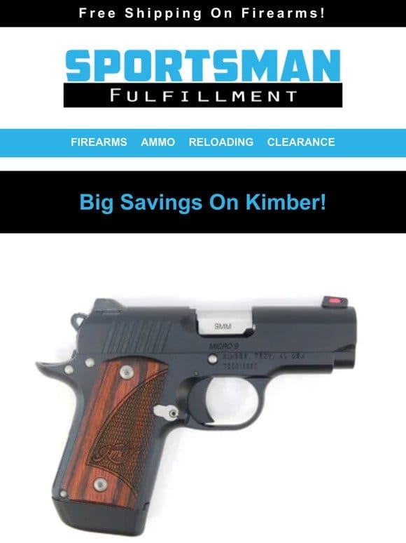 Rock Bottom Kimber Prices   9mm 115GR FMJ 50RDS $9.99