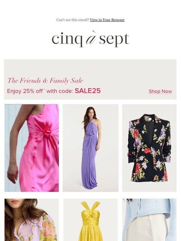 SALE: Enjoy 25% off