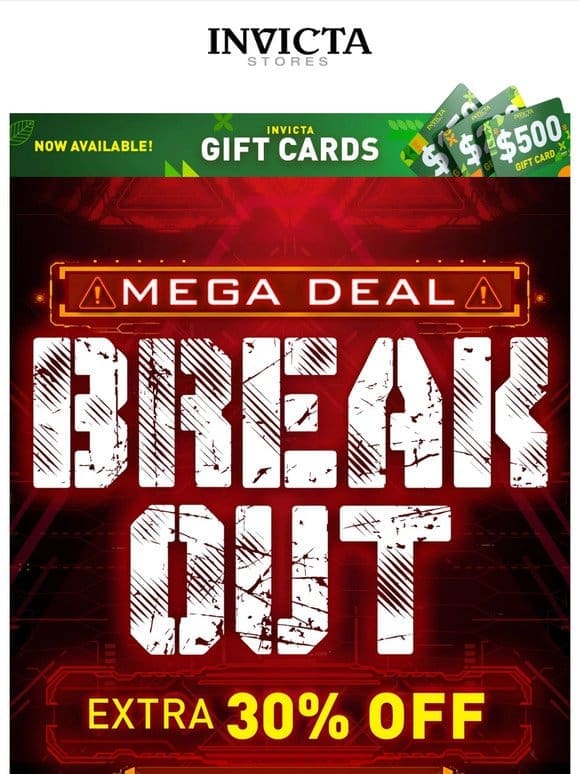 SHOCKING EXTRA 30% OFF❗MEGA DEAL BREAKOUT