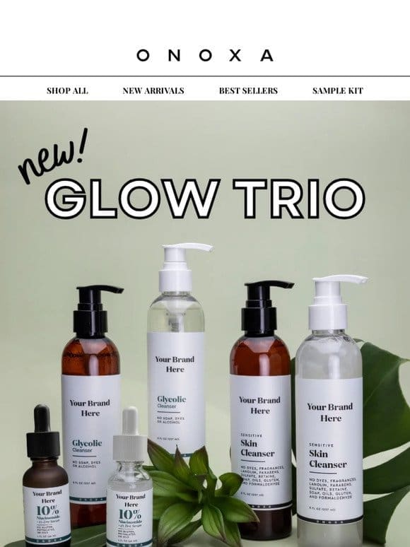 SHOP the NEW GLOW TRIO!