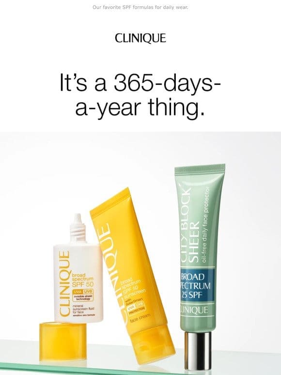 SPF is your BFF year-round