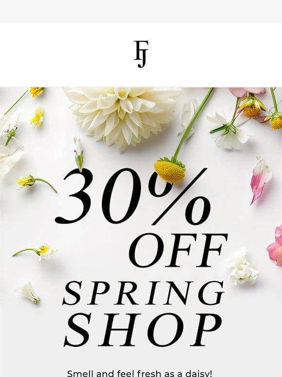 SPRING SALE   30% off