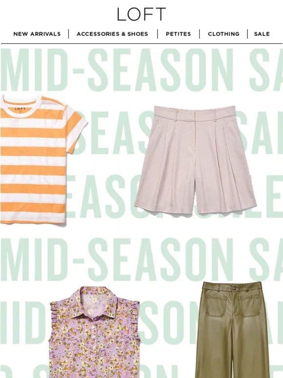 STARTS NOW: Spring Mid-Season Sale✨