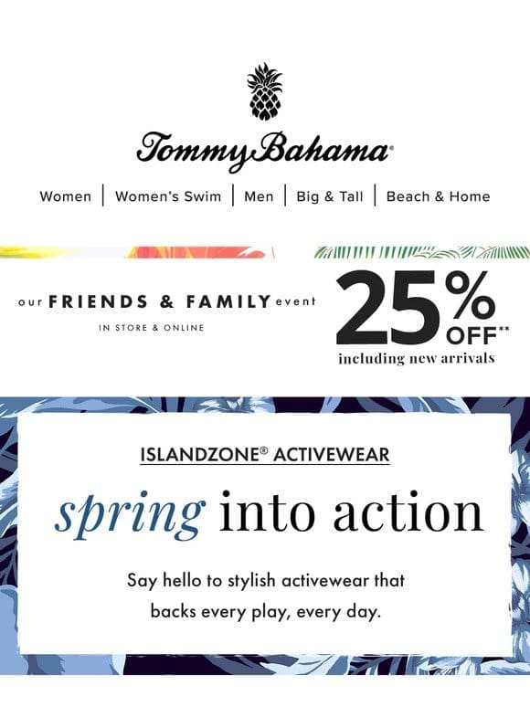 Save 25% on NEW IslandZone® Activewear