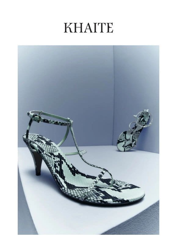 Scale Up: Python-Embossed Spring Shoes