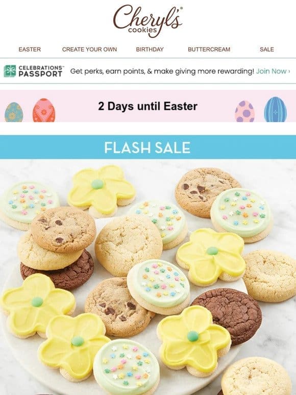 Score an abundance of cookies with 40% off.