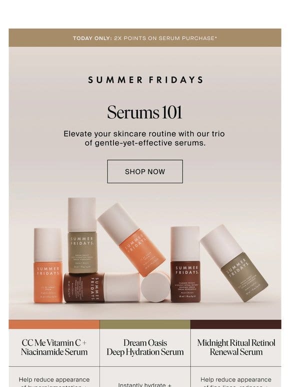 Serums 101