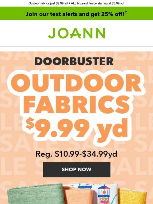 Sewing DOORBUSTERS