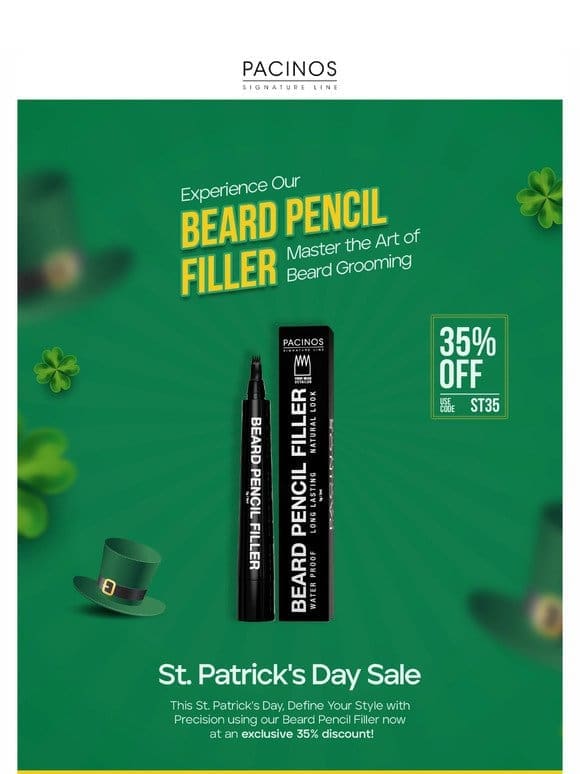 Sharp Beard Always ✅ with our Beard Pencil