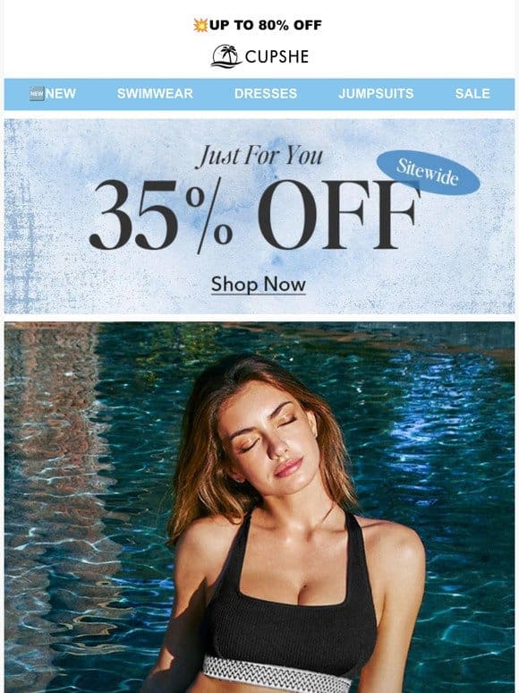 She’s Back 35% OFF