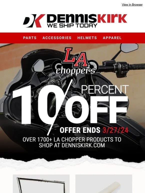 Shop LA Choppers for everything your Harley NEEDS!