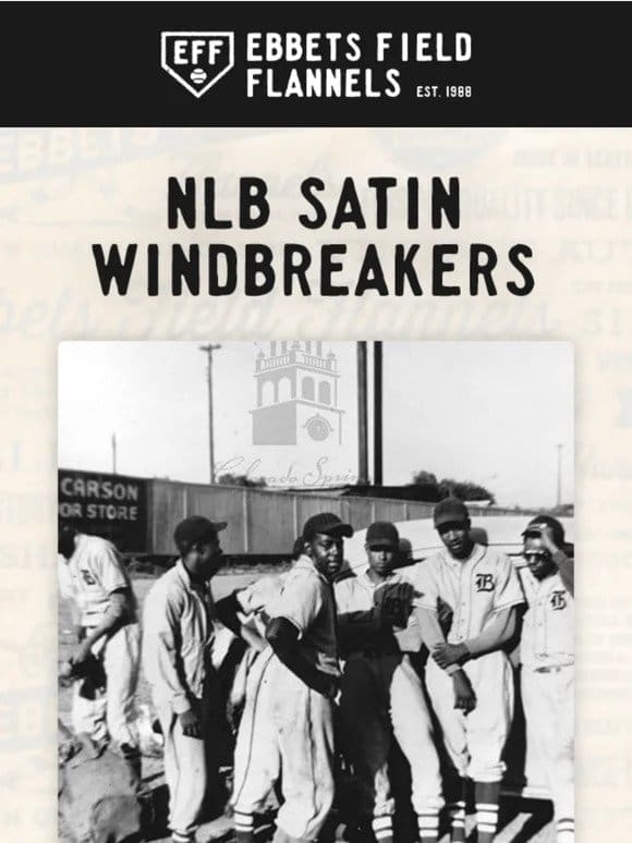 Shop Negro League Satin Windbreakers ⚾