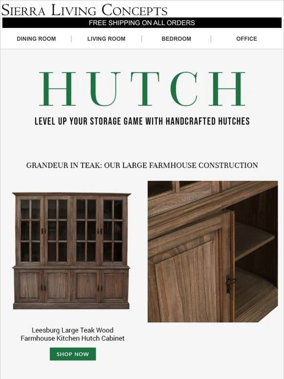 Shop Our Hutch Selection Now | Unlock   Exciting Deals