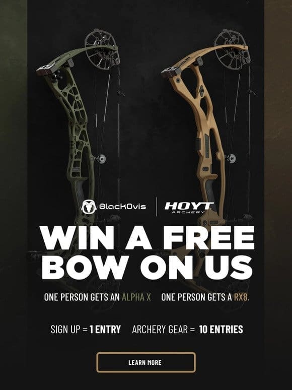 Shop Releases   Enter to win a New Hoyt!