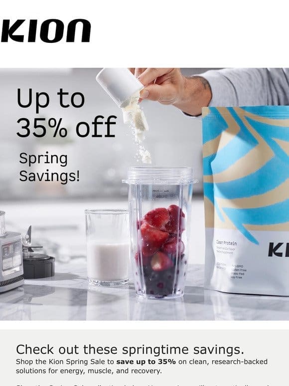 Shop the Kion Spring Sale