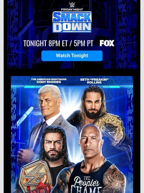 SmackDown Preview: The Rock and Roman Reigns come face to face with Cody Rhodes and Seth Rollins on The Road to WrestleMania!