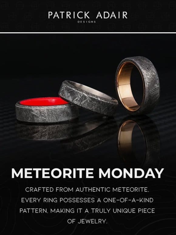 Solid Meteorite in a Ring