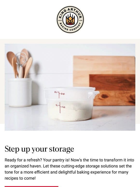 Spring Clean Your Kitchen Storage