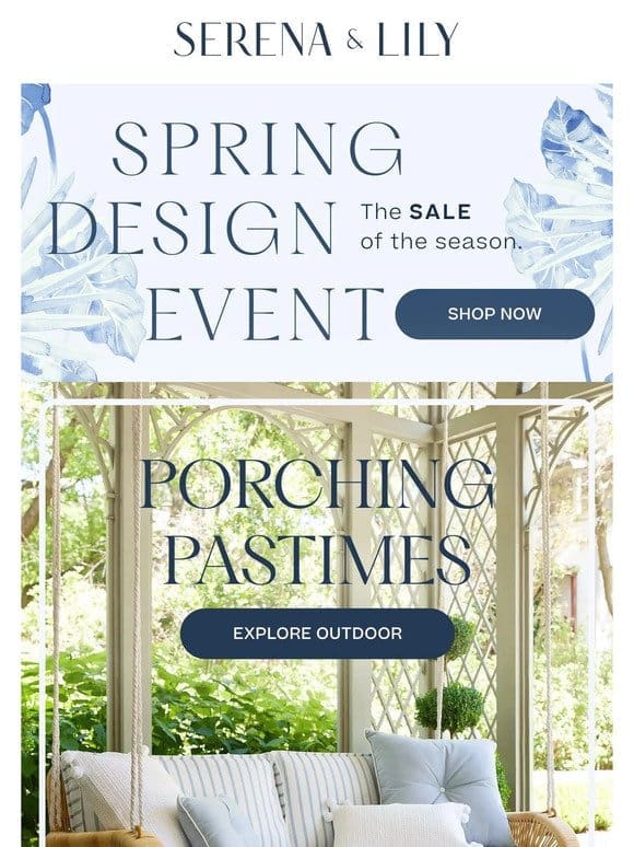 Spring Musts: Up to 30% Off
