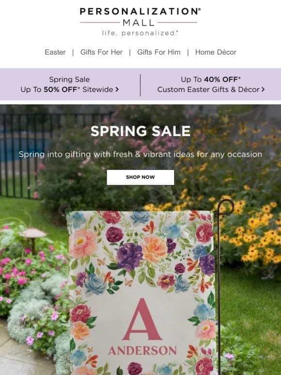 Spring Sale | 50% Off Sitewide