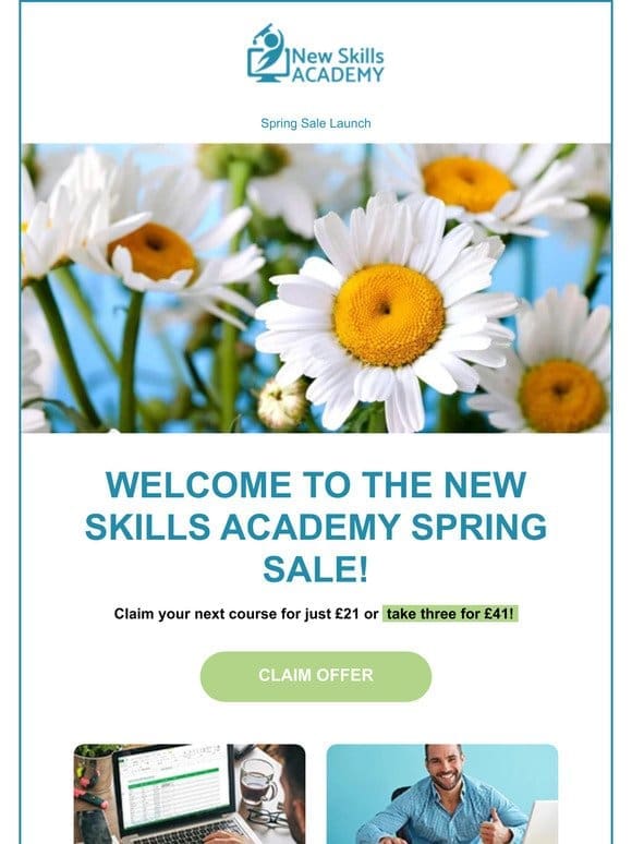 Spring Sale Now On: Special discounts for You!