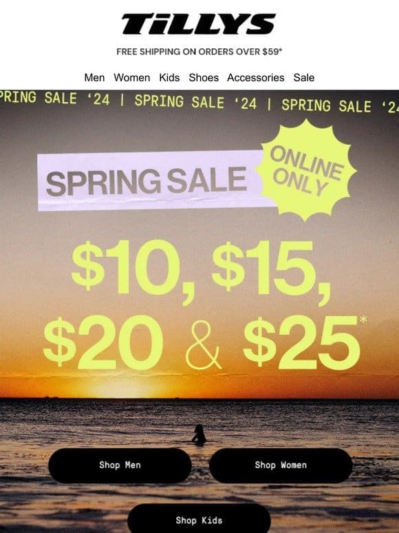 Spring Sale