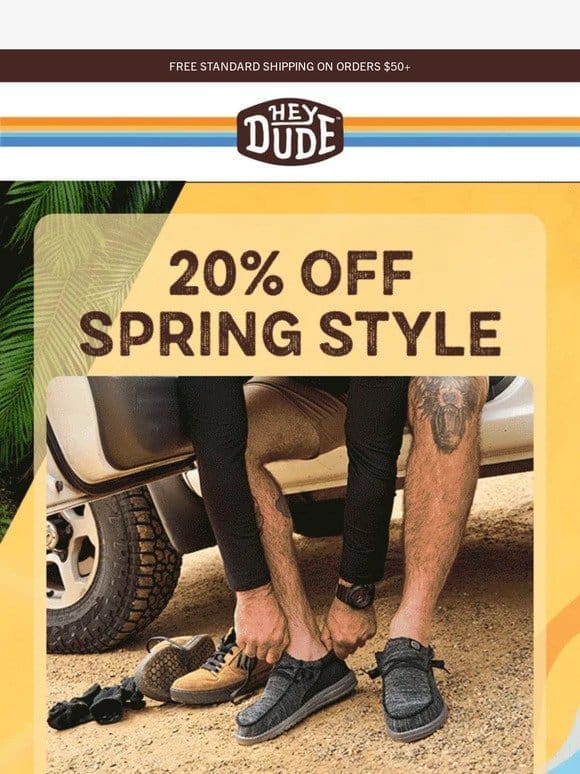 Spring fit refresh   20% off inside