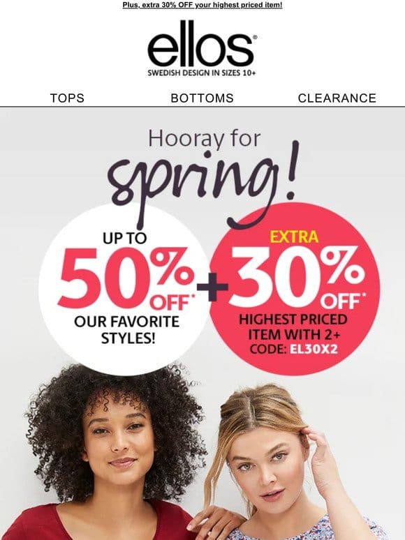 Spring is for Bestsellers & Up to 50% OFF!