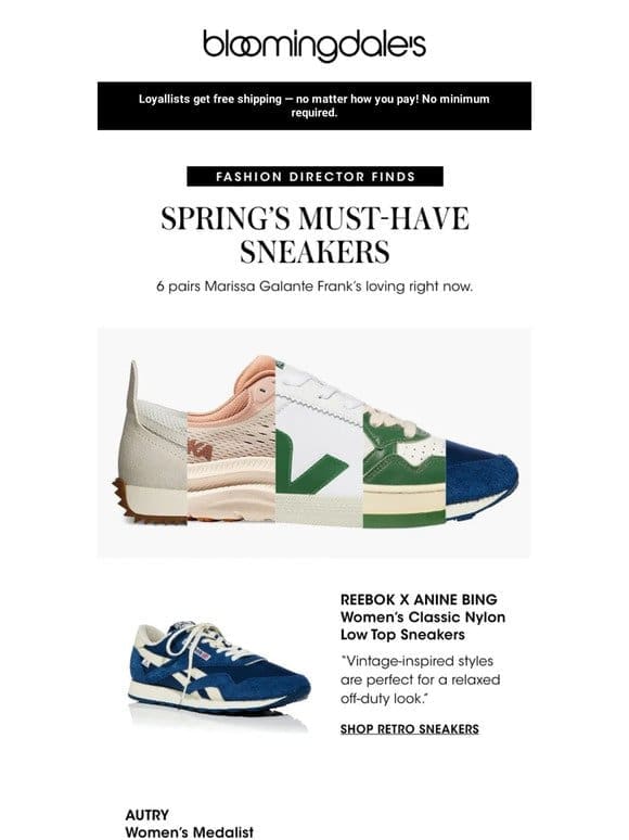 Spring’s must-have sneakers