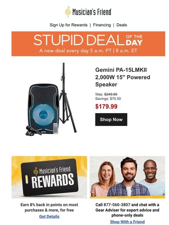 Stupid Deal of the Day now available!