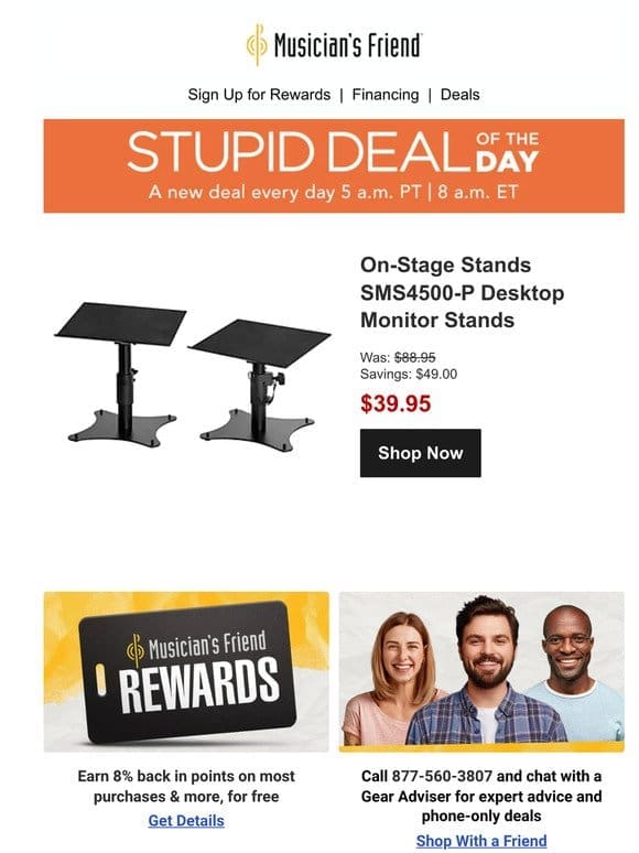 Stupid Deal of the Day now available!