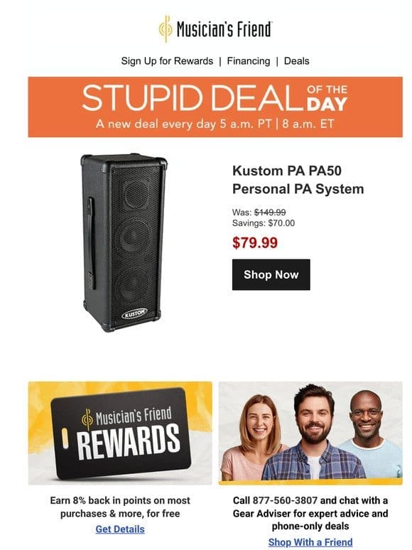 Stupid Deal of the Day now available!