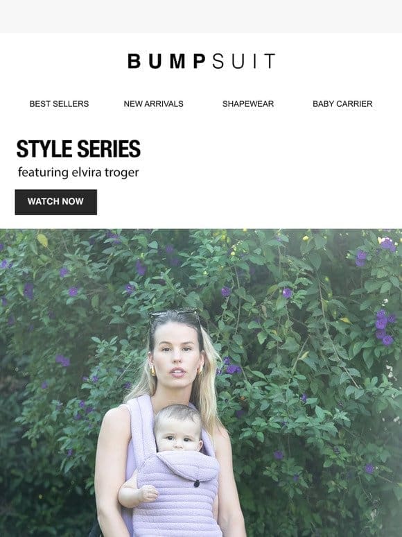 Style our baby carrier with Elvira