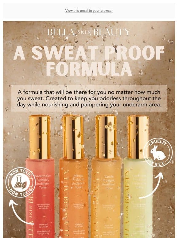 Sweat Proof Formula