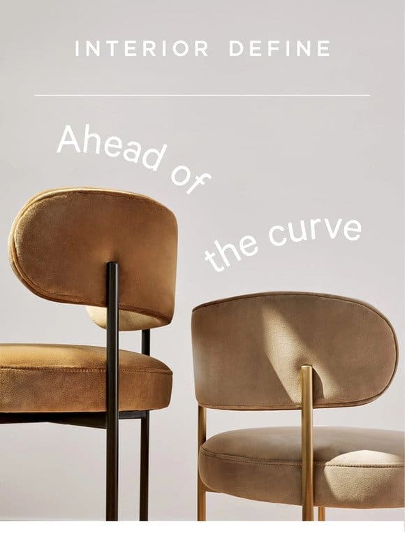 TREND EDIT: Curved Furniture