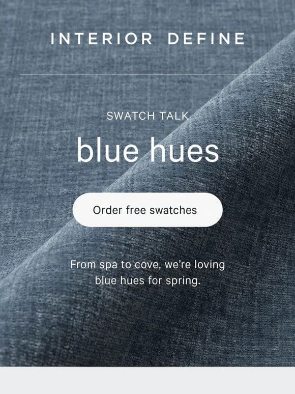 TRENDING: Soft blues for spring