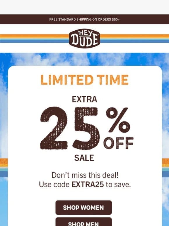 Tax Day Treat   EXTRA 25% OFF SALE