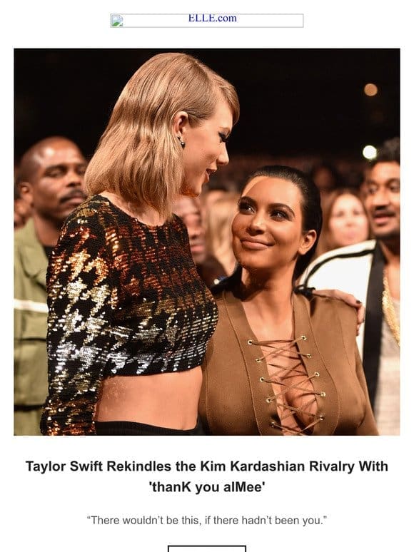 Taylor Swift Rekindles the Kim Kardashian Rivalry With ‘thanK you aIMee’