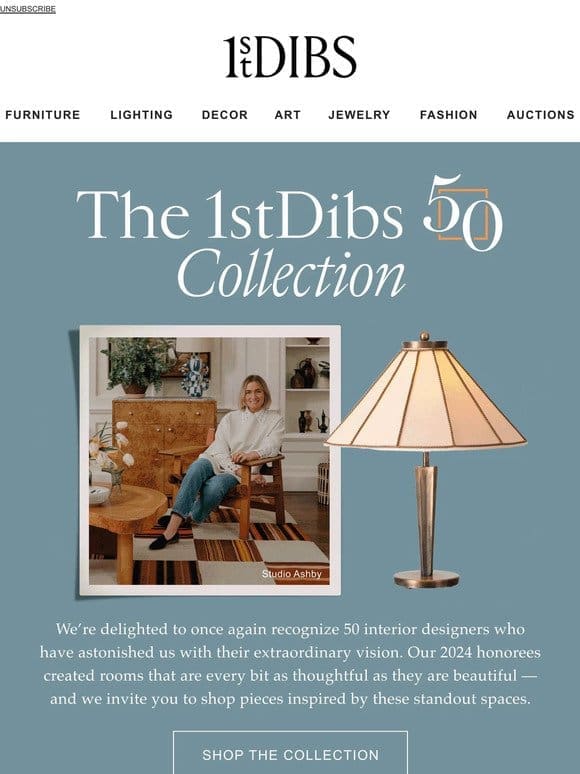 The 1stDibs 50 Collection has arrived