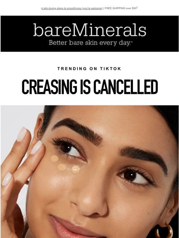The END of creased concealer