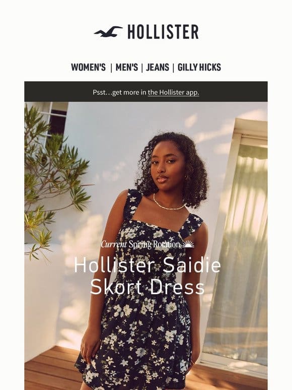 The Hollister Saidie Skort Dress.