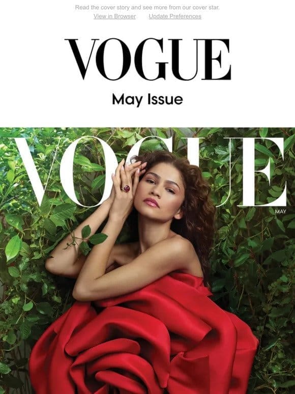 The May Cover is Here Featuring Zendaya